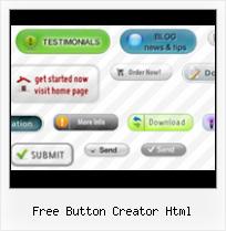 Free Html Menu Buttons With Text free button creator html