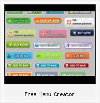 Create Web Based Buttons free menu creator