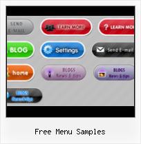 Download Navigation Menu Buttons free menu samples