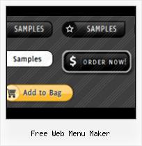 Css Buttons Software free web menu maker