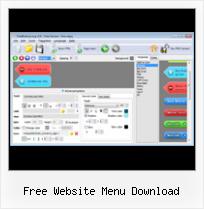 Button Mouse Over Web Page free website menu download