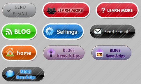 Web Page Buttons. Free Webpage Buttons Download