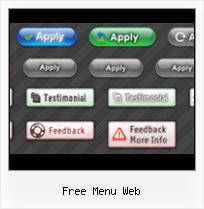 Make 3d Web Buttons Online free menu web