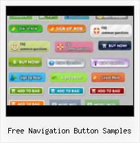 Creating Buttons On A Website free navigation button samples