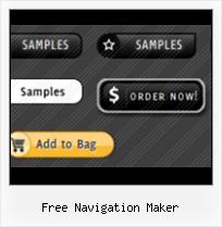 Free Buttons Green free navigation maker