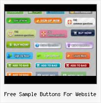 How To Web Menus free sample buttons for website