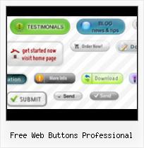 Menu Buttons On Webpage free web buttons professional