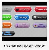 Black Background Contact Buttoms free web menu button creator