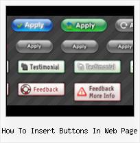 Make Web Menus how to insert buttons in web page