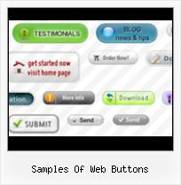 Free Web Duttons samples of web buttons
