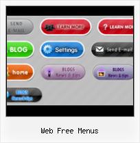 Free Web Rollover Buttons Downloads web free menus