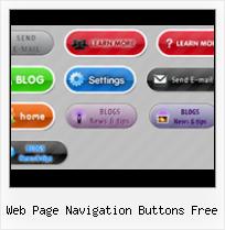 Mouse Rollover Menu Free web page navigation buttons free