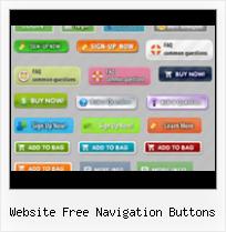 Create Web Button Text website free navigation buttons