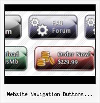 3 States Web Button website navigation buttons download