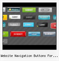 Create Web website navigation buttons for free